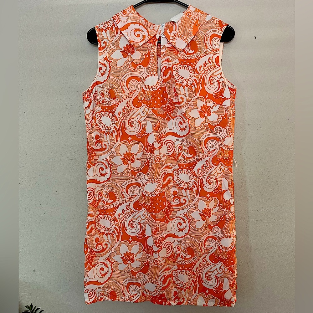 60's Mod Vintage Shift Dress - Size S
